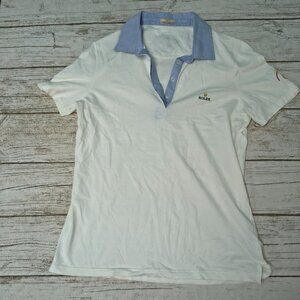 Rolex White Polo Shirt Made In Italy Size XL